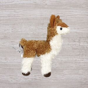 Douglas Cuddle Toy Plush Llama Lena 7 Inch Stuffed Animal Kids Soft Alpaca 1507